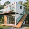 Container-based modular housing, light-gauge steel structures, simple housing, and portable housing.